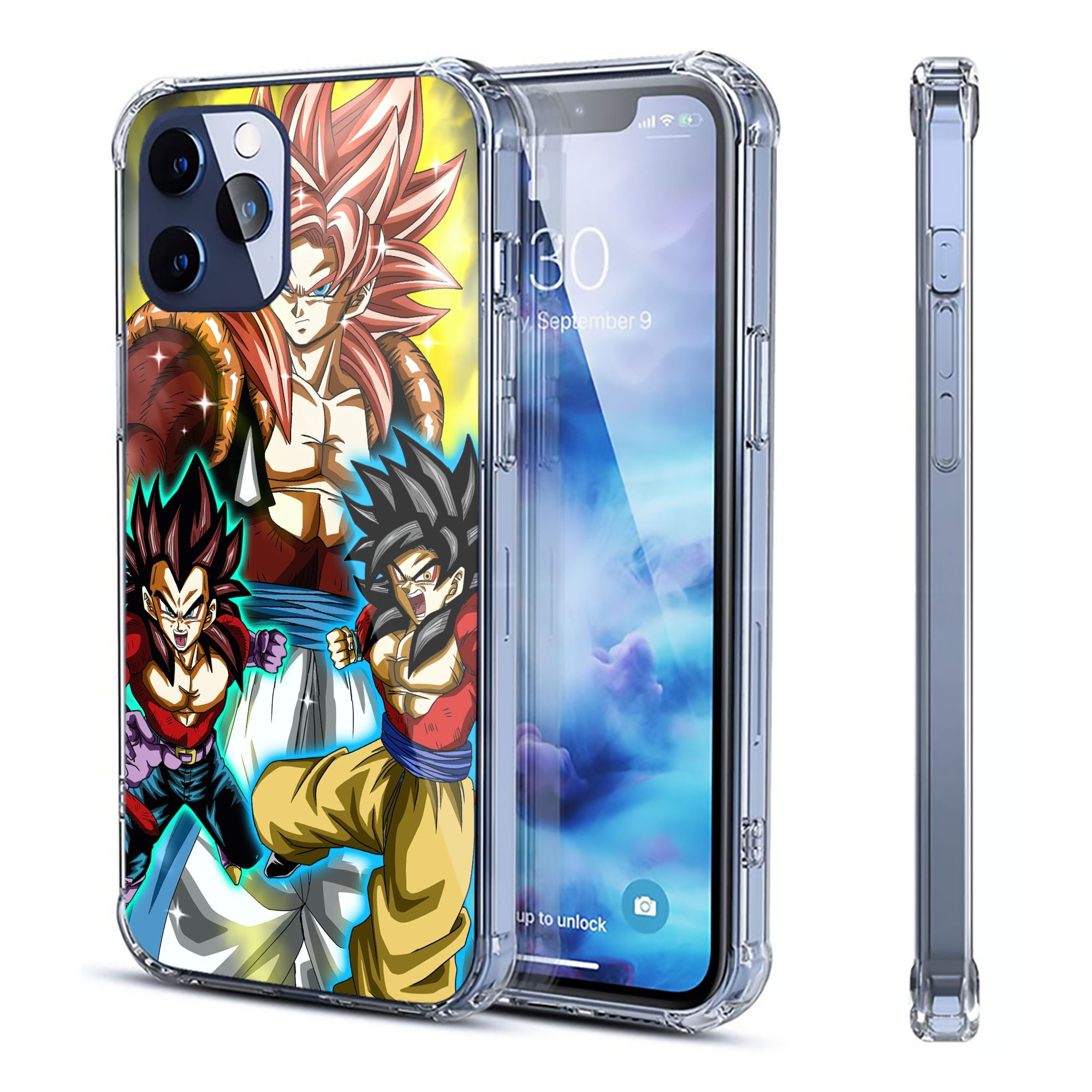 （画像用） ドラゴンボール DRAGON BALL 【iPhone 12シリーズ対応】透明スマホケース（クリアソフトケース）